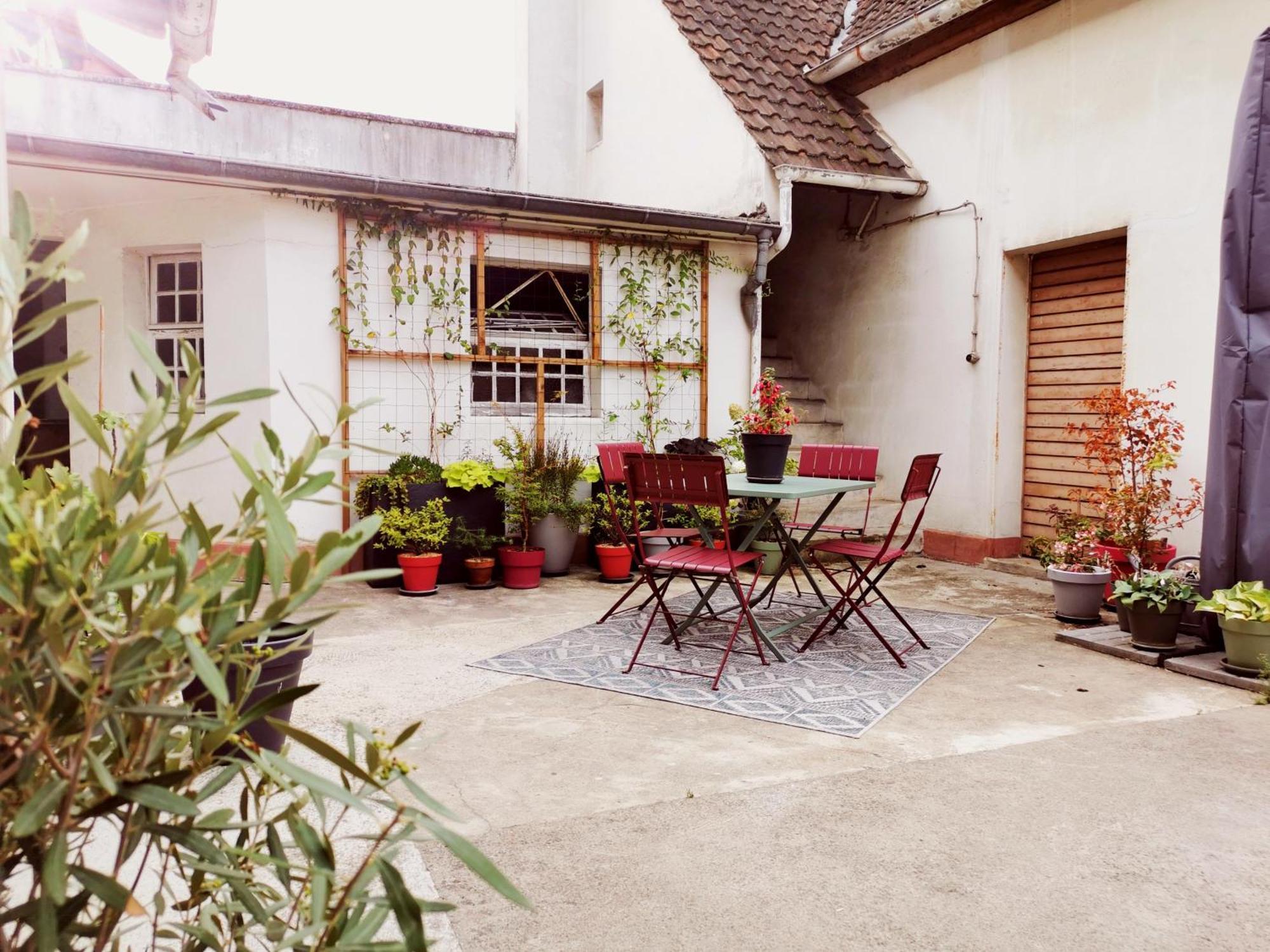 Entre Ville Et Vignes - Gite Classe 3 Etoiles Ingersheim Buitenkant foto